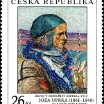 Sztuka - Joža Uprka (1861-1940): Kobieta na polu kukurydzy, 1910