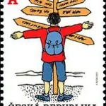 Turystyka - znaczek z dodatkowymi przywieszkami do personalizacji