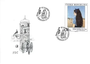 Sztuka Kamil Lhoták: Długowłosa dziewczyna, ok. 1951 r