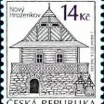 Znaczki obiegowe – Architektura Ludowa - Nový Hrozenkov