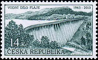 Zabytki techniki: Zapora wodna Fláje