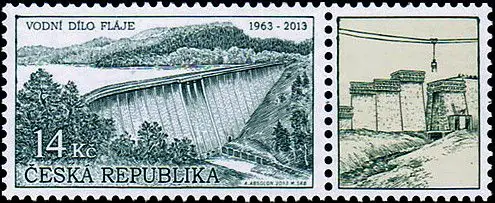 Zabytki techniki: Zapora wodna Fláje