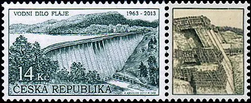 Zabytki techniki: Zapora wodna Fláje