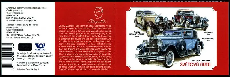 Václav Zapadlík - Samochody Świata