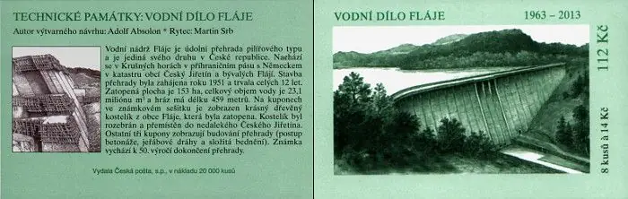 Zabytki techniki: Zapora wodna Fláje