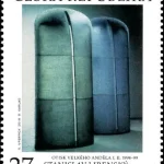 Sztuka - Stanisław Libienski (1921–2002): Odcisk dużego anioła I, II, 1998-99; kolekcja prywatna