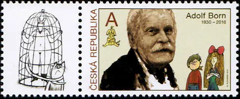 Czeska tradycja produkcji znaczków - Adolf Born (1930 - 2016)