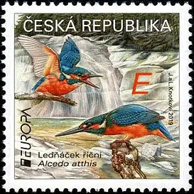 EUROPA - Ptaki narodowe - Zimorodek zwyczajny