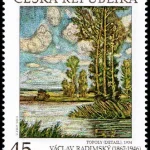 Sztuka - Topole (fragment), Václav Radimský (1867-1946)