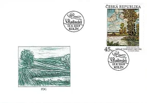 Sztuka - Topole (fragment), Václav Radimský (1867-1946)