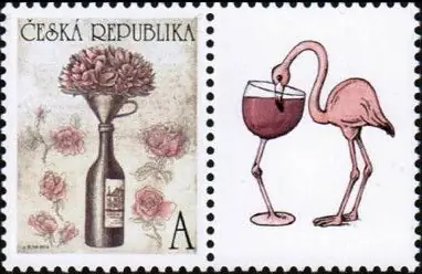 Bukiet - znaczek z dodatkowymi przywieszkami do personalizacji