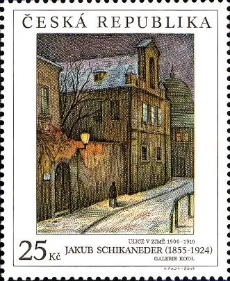 Sztuka
- Jakub Schikaneder (1855-1924): Ulica zimą, 1900