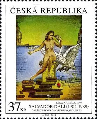 Sztuka - Salvador Dalí (1904-1989): Leda Atomica, 1949