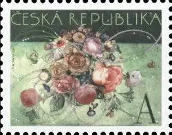 Kompozycje kwiatowe - znaczek z dodatkowymi przywieszkami do personalizacji