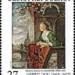 Sztuka - Gerrit Dou (1613-1675), Młoda kobieta na balkonie