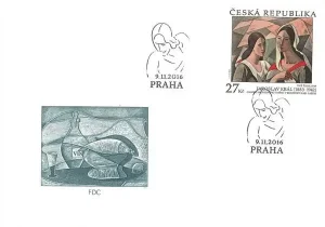 Sztuka - Dwie kobiety (1929), Jaroslav Král (1883-1942)