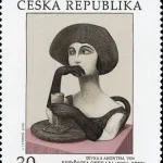 Sztuka - Dziewczyna z absyntem (1924), Bedřicha Stefana (1896-1982)