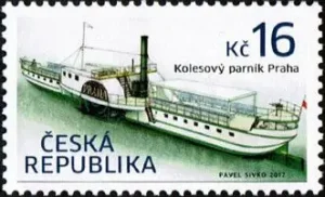 Historyczne środki transportu: parowiec Praga