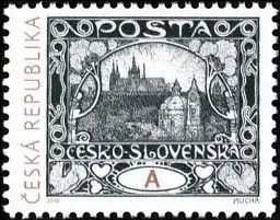 Alfons Mucha: Dziedzictwo czeskiego wzornictwa filatelistycznego: Hradczany