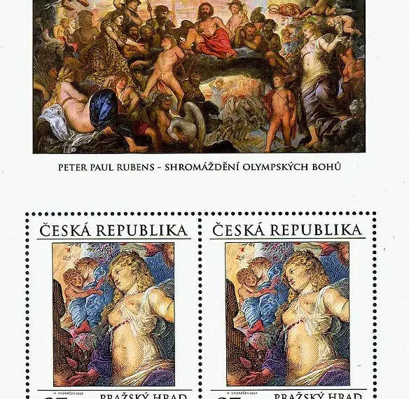 Sztuka - Zamek Praski - Zgromadzenie bogów olimpijskich - Peter Paul Rubens