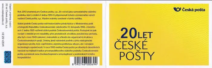 20. lecie Czeskiej Poczty