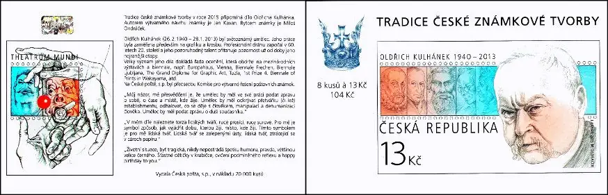 Czeska tradycja produkcji znaczków - Oldřich Kulhánek