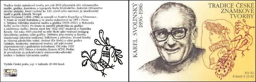 Czeska tradycja produkcji znaczków - Karel Svolinský (1896-1986)