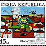 Sztuka: Galeria Sztuki Nowoczesnej w Hradcu Králové - Ota Janeček (1919–1996): Flora, 1957