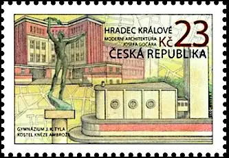 Josef Gočár + architektura miasta Hradec Králové