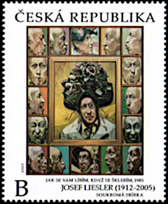Sztuka - Malarstwo Józefa Lieslera (1912-2005) - Jak cię lubię, kiedy się uśmiechasz