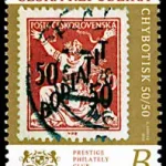 Znaczek na znaczku 50/50 Znaczek dopłaty Błąd z 1927 r.