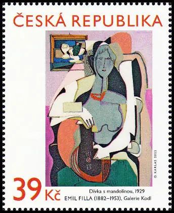 Sztuka – Dziewczyna z mandoliną – Emil Filla (1882–1953)