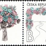 Znaczek ślubny - znaczek z dodatkowymi przywieszkami do personalizacji