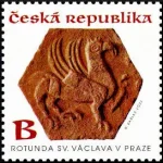 Rotunda św. Wacława w Pradze gryf