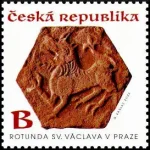 Rotunda św. Wacława w Pradze lew