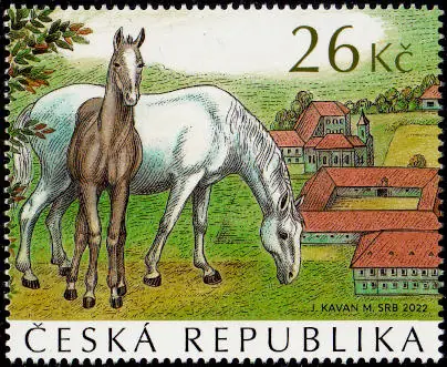 Krajobraz hodowli i szkolenia koni ceremonialnych w Kladrubach nad Łabą