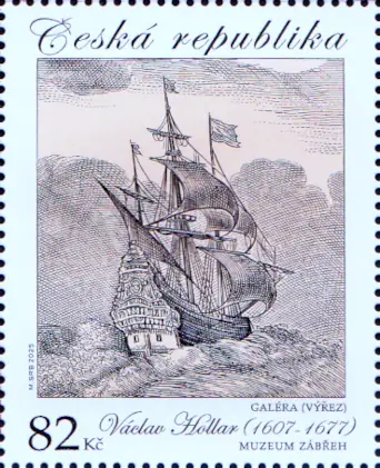 Sztuka - Václav Hollar (1607-1677) - Ryciny okrętowe