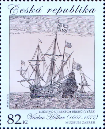 Sztuka - Václav Hollar (1607-1677) - Ryciny okrętowe