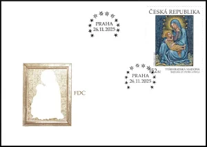Sztuka: Madonna Wyszehradzka - gotycki obraz z XIV wieku
