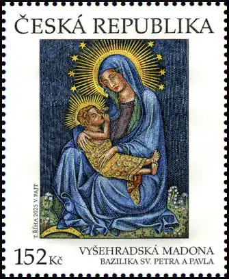Sztuka: Madonna Wyszehradzka - gotycki obraz z XIV wieku