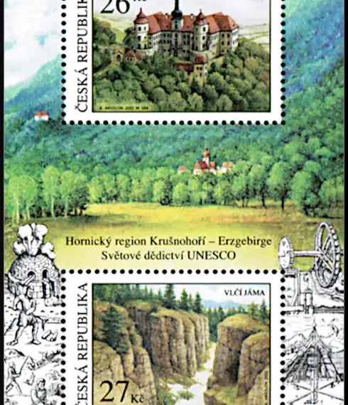 Piękno naszego kraju: Zamek Jezeří Wąwóz Wolf Pits