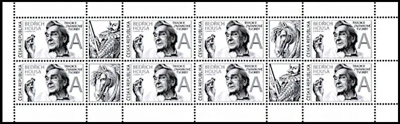 Czeska tradycja produkcji znaczków - Bedřich Housa (1926 - 2020)