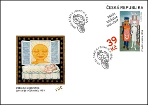Sztuka - Dzieła sztuki na znaczkach pocztowych: Pavel Brázda